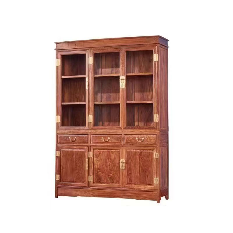 Chinese Style Glass Porta Bookcase