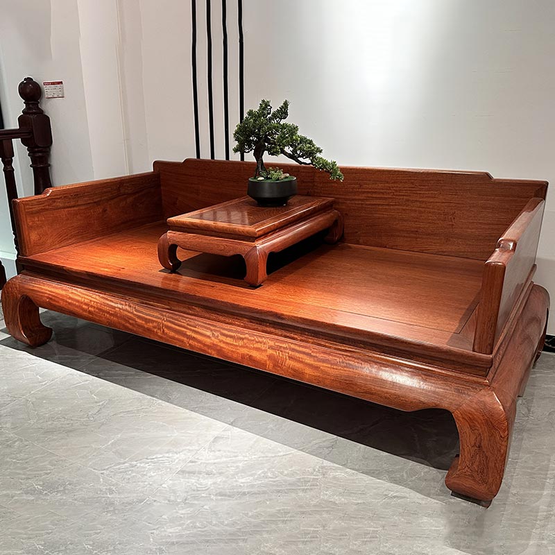 Novum Chinese Style Mahogany Bed